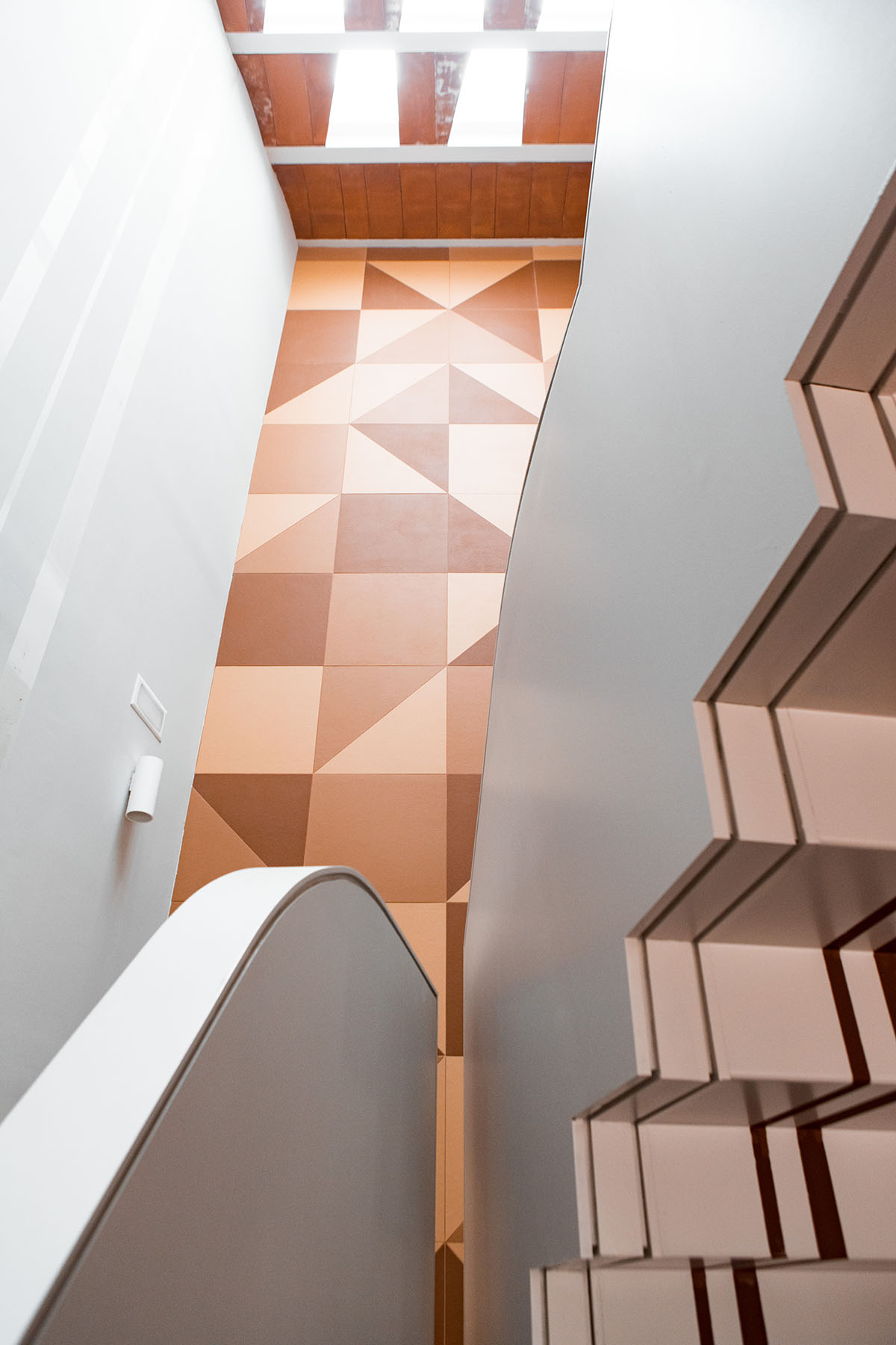 Miralles Tagliabue EMBT completes Maggie's new caring center with textured brick facade in Barcelona