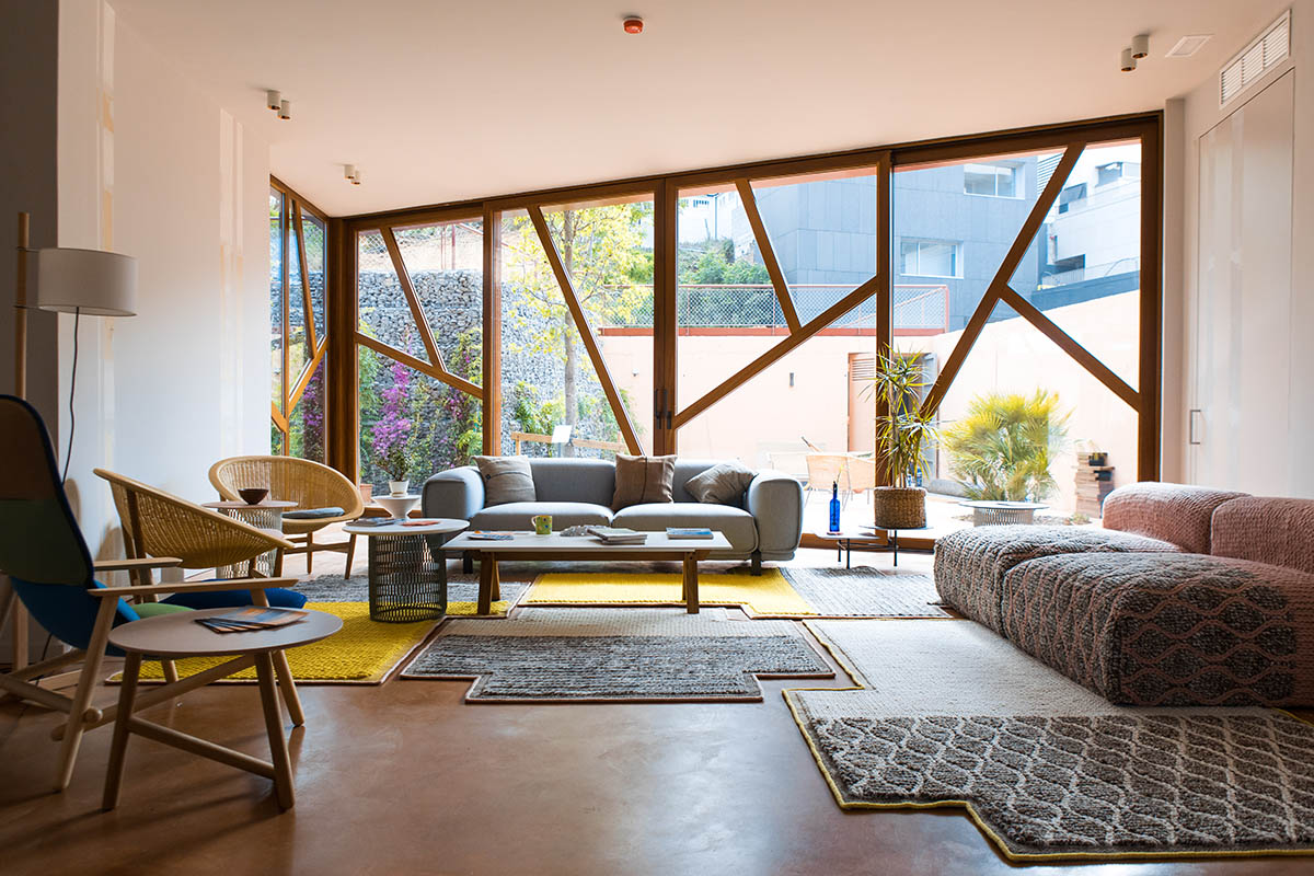 Miralles Tagliabue EMBT completes Maggie's new caring center with textured brick facade in Barcelona