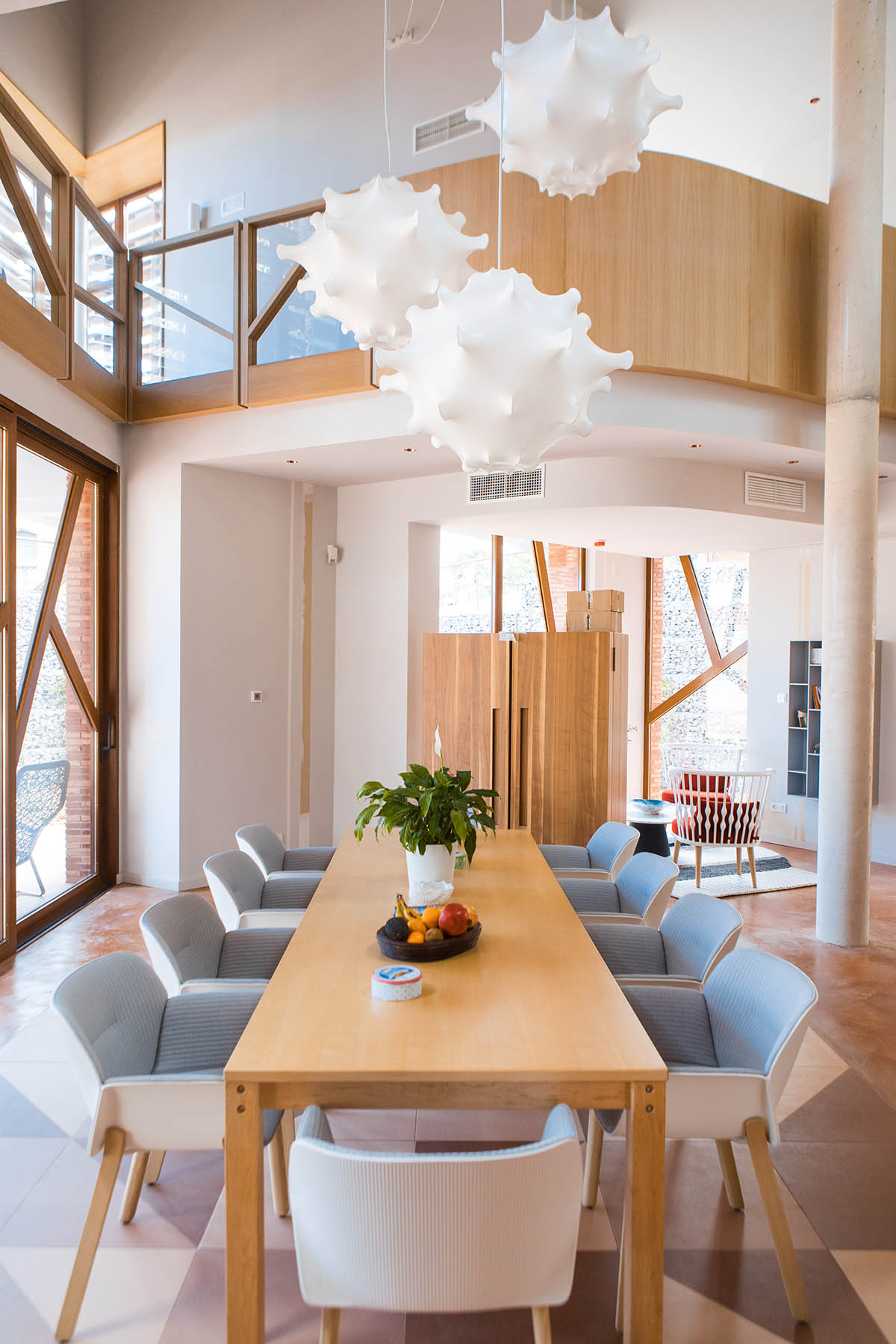 Miralles Tagliabue EMBT completes Maggie's new caring center with textured brick facade in Barcelona