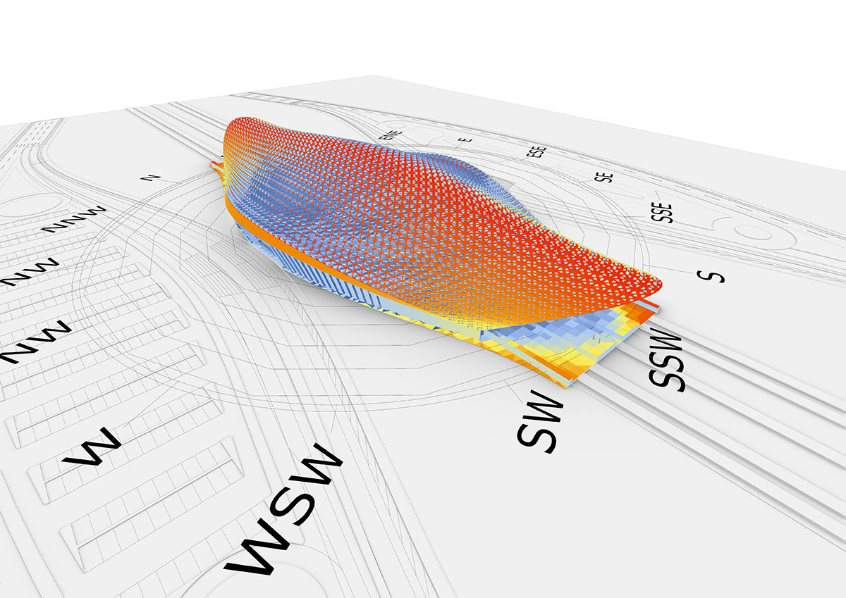 Aidia Studio designs wavy and open latticed roof for Tulum Train Station