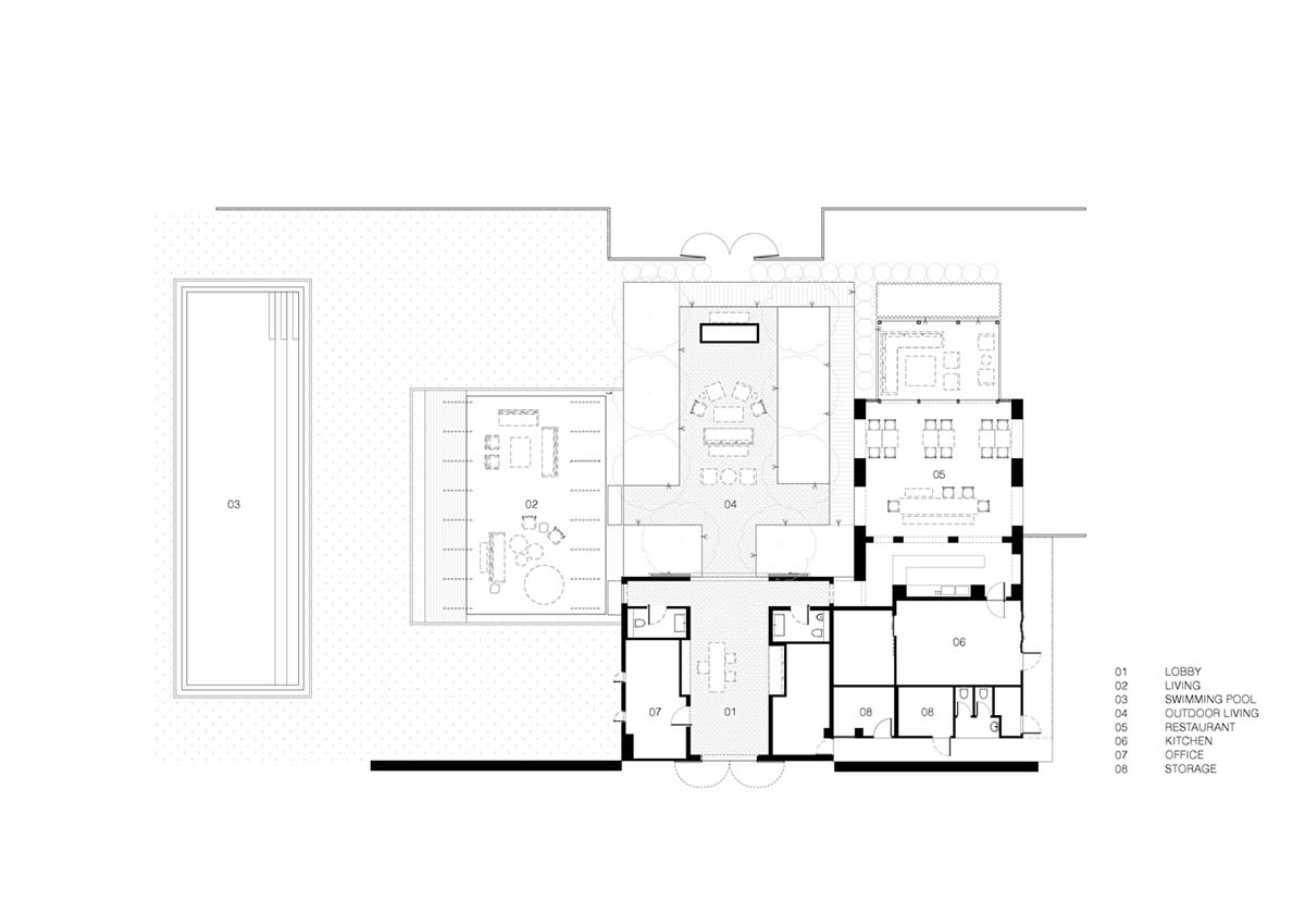 Onion completes rural hotel with private villas within organic fruit and vegetable farms in Thailand