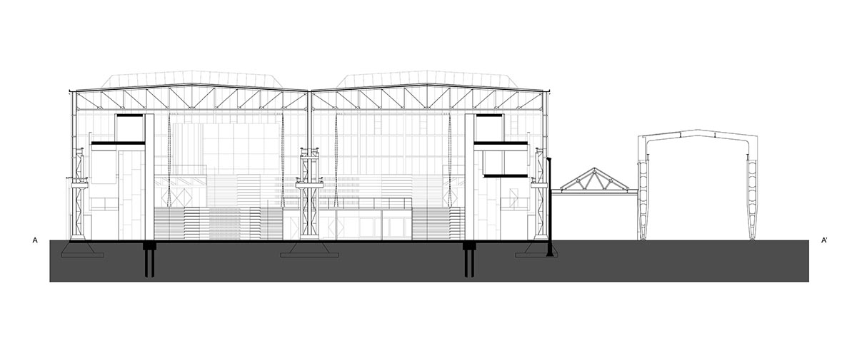 Civic Architects transforms old industrial building into a transparent public library in Tilburg