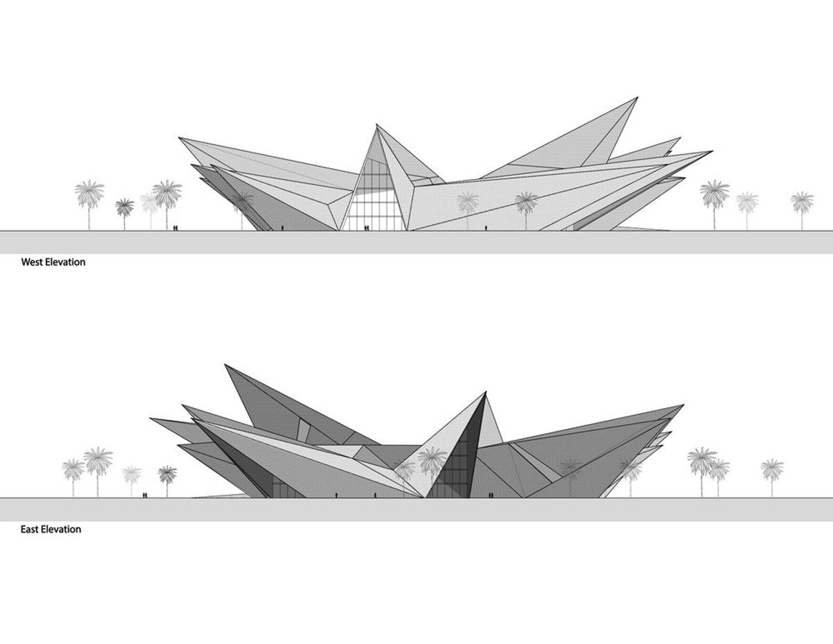 Axis Mundi designs advanced technology center with spiky-shaped volumes in Palo Alto