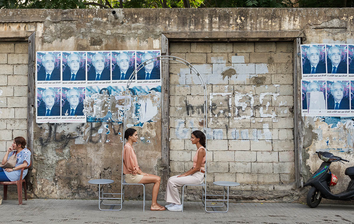 T SAKHI designed urban interventions to engage in public space for Beirut's streets