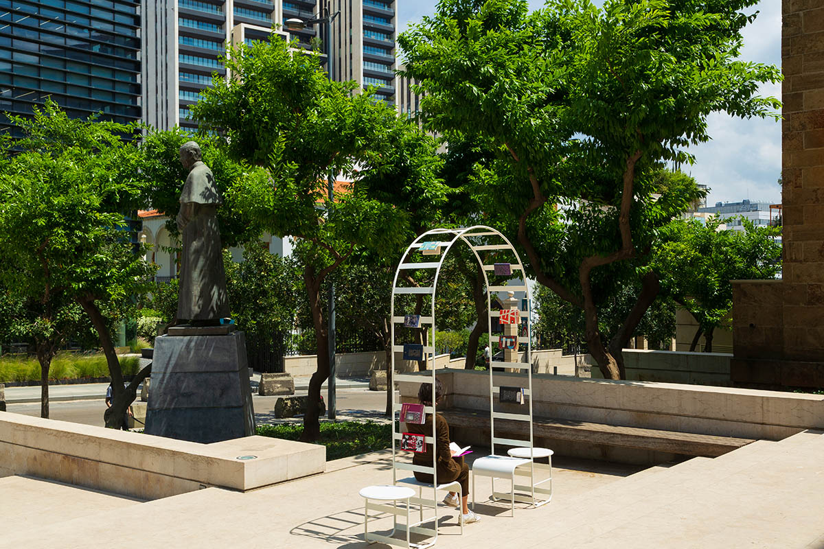 T SAKHI designed urban interventions to engage in public space for Beirut's streets