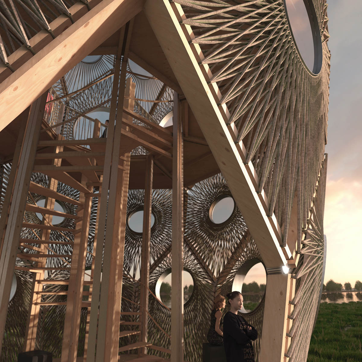Pape Bird Observation Tower winners announced for Latvia's Pape Nature Park