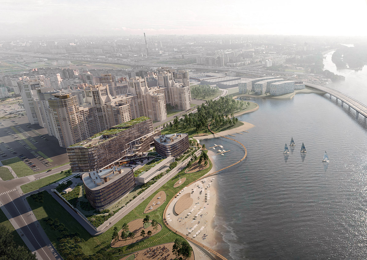 UNStudio-designed JetBrains office campus focuses on comfort and wellbeing in St. Petersburg