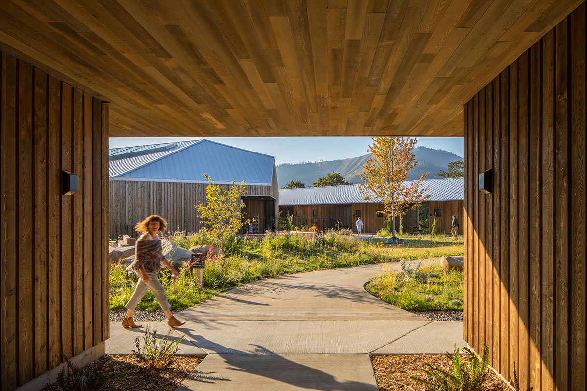 Waechter Architecture converts old school into a rustic hotel in Bingen by keeping its original feel