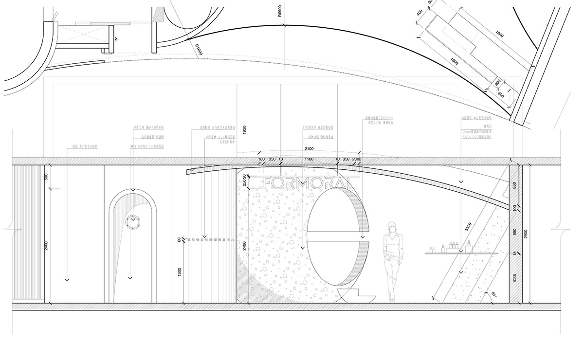 lialawlab completes retro-futuristic skincare centre in Hangzhou, China