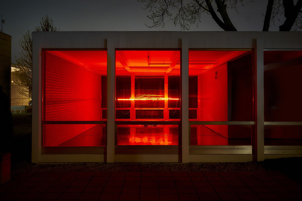 Mies van der Rohe's McCormick House revived with colorful surfaces in Chicago