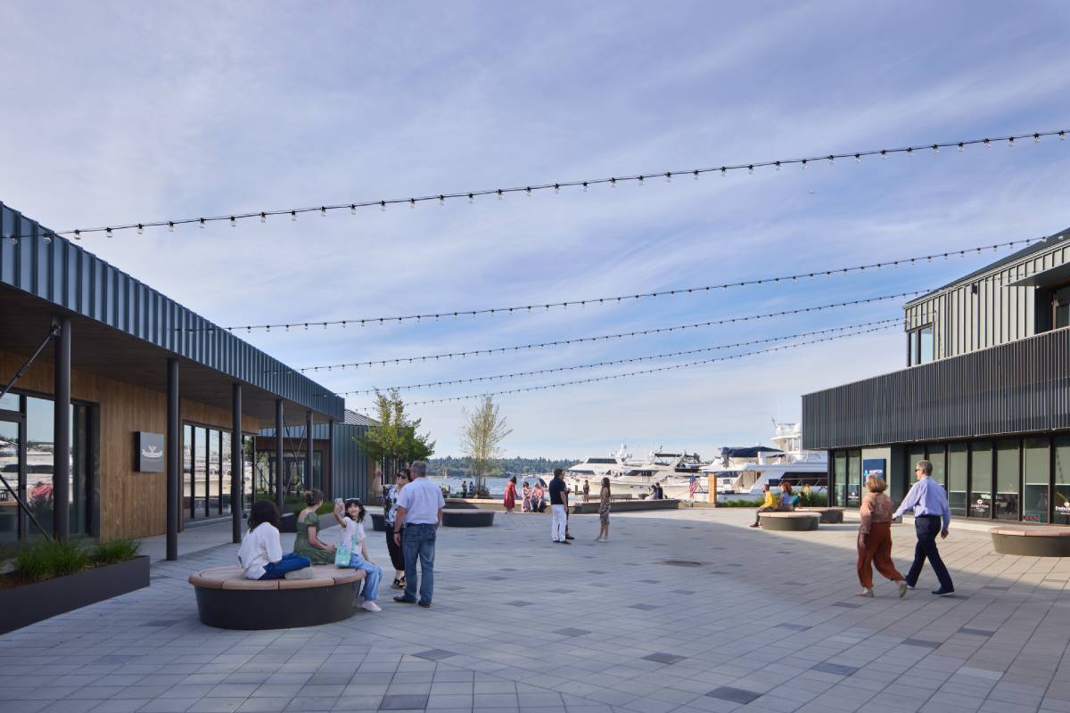 Miller Hull Partnership's Lake Union Piers, offsets all carbon emissions from construction