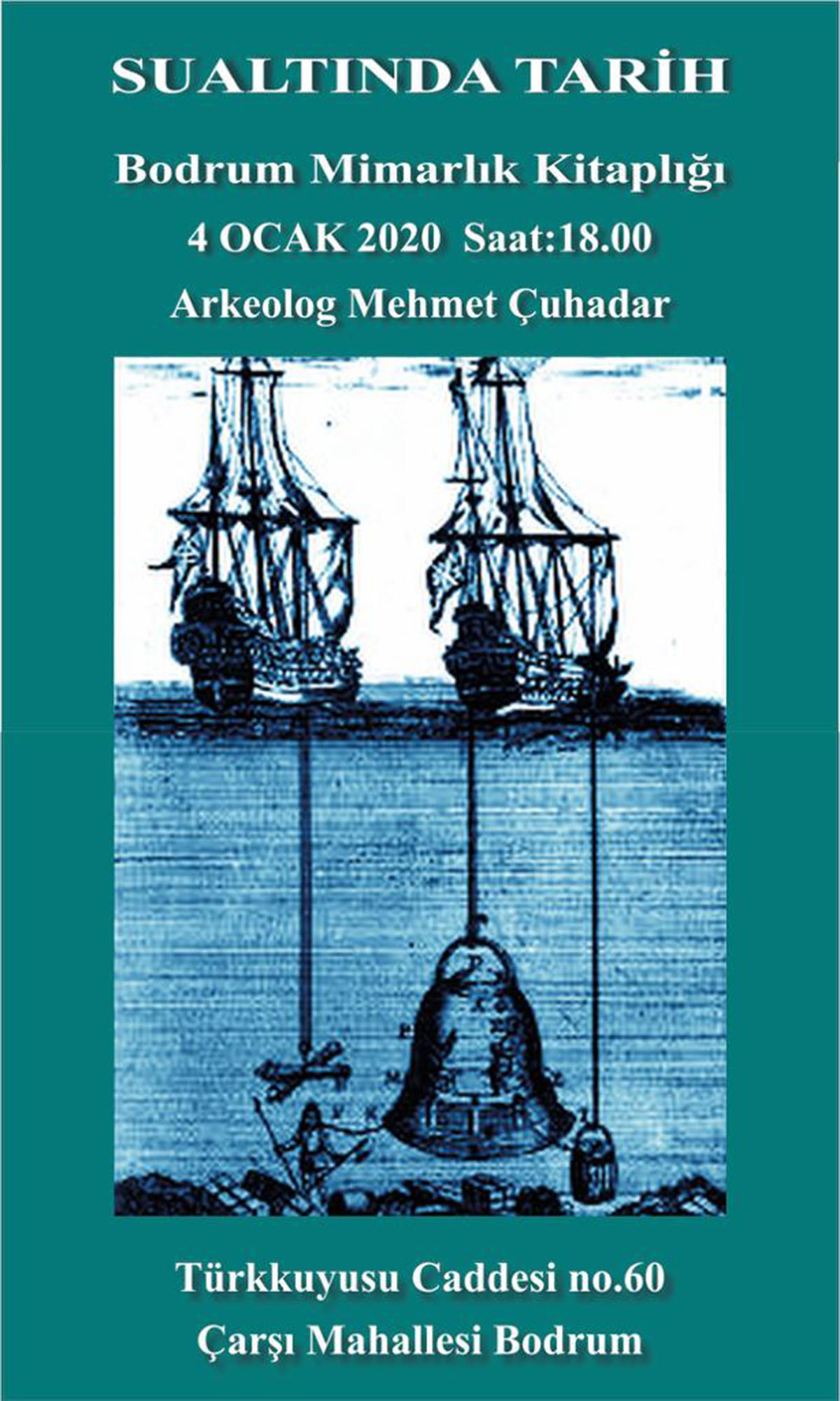 Archaeologist Mehmet Çuhadar to give a lecture On January 4 At Bodrum Architecture Library