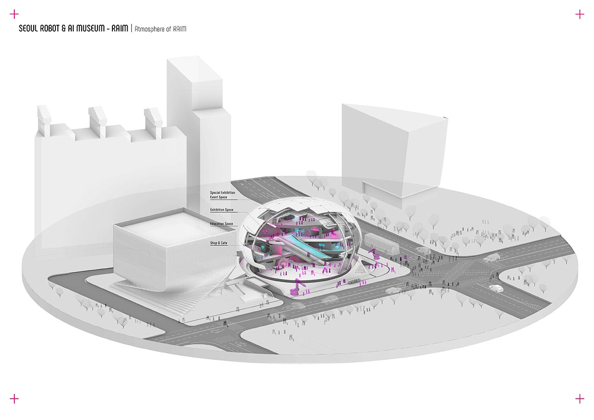 Melike Altınışık Architects completes the world's first pioneer robot & AI museum in Seoul