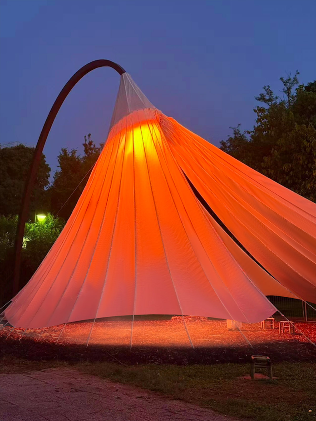 MAD reinterprets Chinese oil paper umbrella for a new installation at Venice Architecture Biennale 