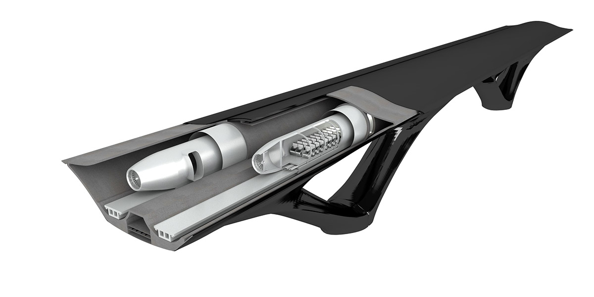 MAD Architects designs self-powered hyperloop system integrated with urban farming