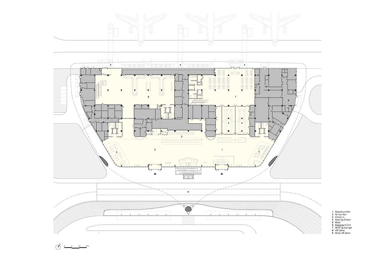MAD completes a tranquil white bird-shaped airport in the wilderness of Lishui, China