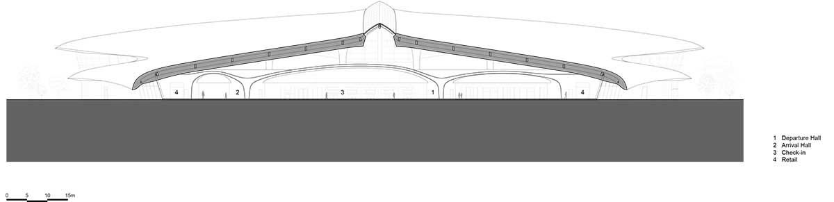 MAD completes a tranquil white bird-shaped airport in the wilderness of Lishui, China