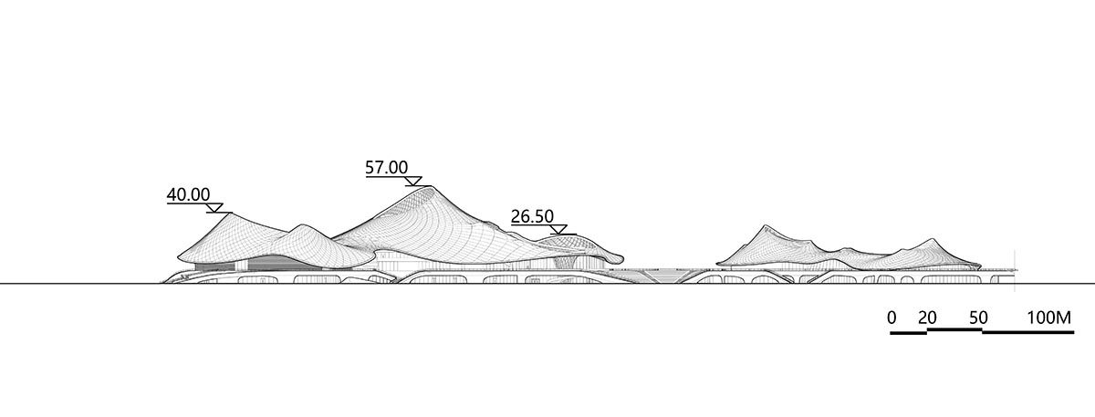 MAD Architects imagines Nanhai Art Center like 