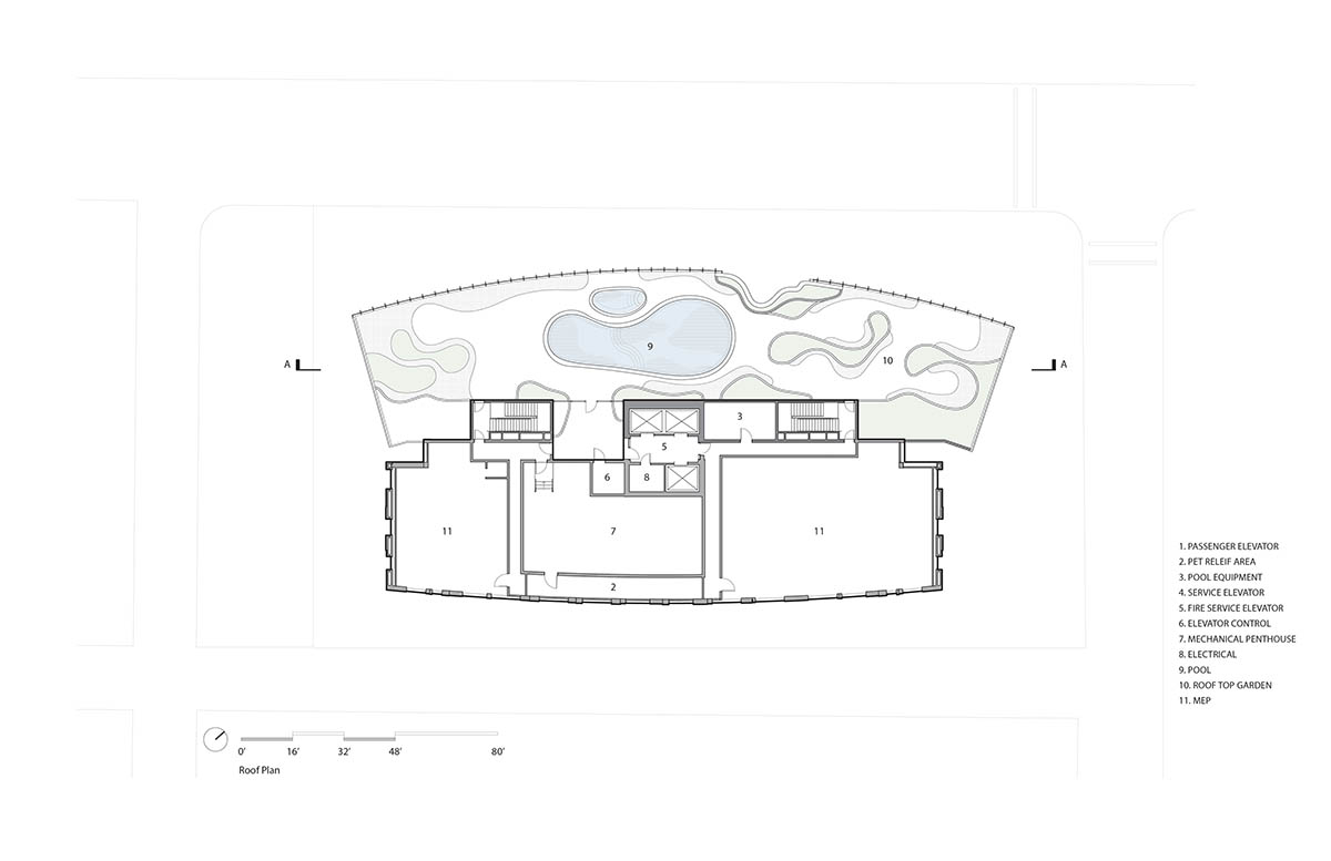 MAD reveals mixed-use tower that features a cracked-open canyon in the heart of Denver