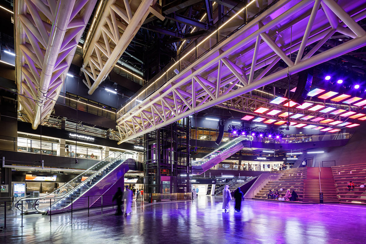 South Korean Pavilion features flying skywalk ramps and dynamic façade at Expo 2020 Dubai 