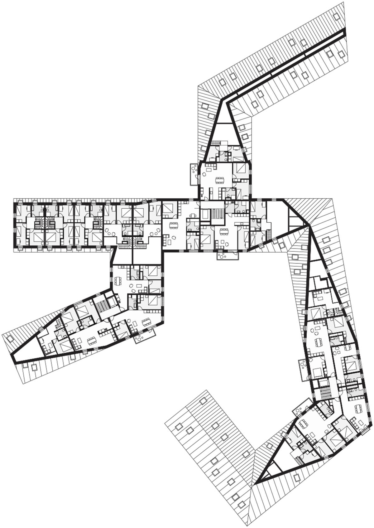 CEBRA built new housing on a former historical steam mill site in Denmark 