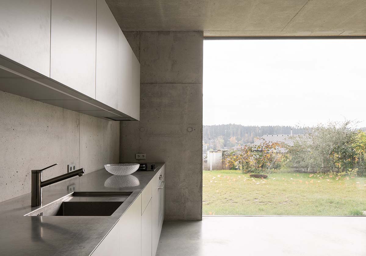 Malý Chmel creates a vertical concrete cave in a sloped garden in the Czech Republic