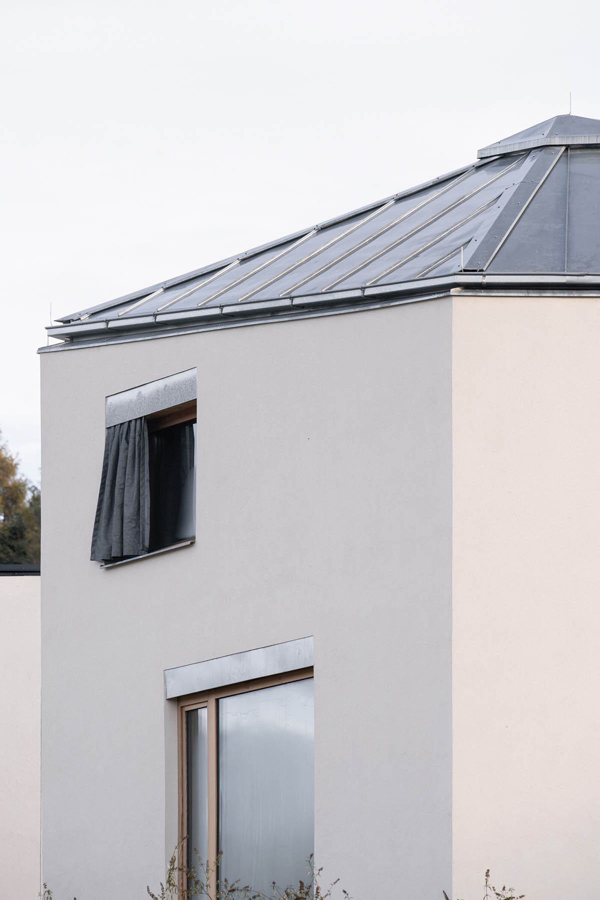 Malý Chmel creates a vertical concrete cave in a sloped garden in the Czech Republic