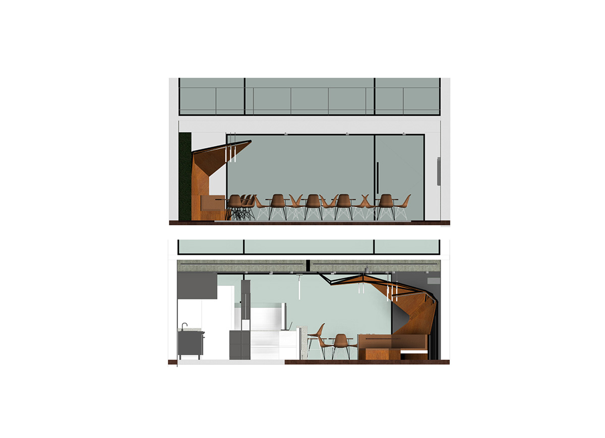 Hitzig Militello Arquitectos creates abstract landscape in the interior of Mamba Bar in Buenos Aires