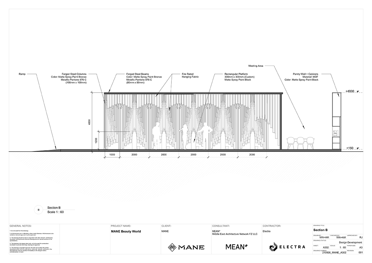 MEAN* reveals cathedral-like pavilion with lightweight fabric strips at Dubai's World Trade Center