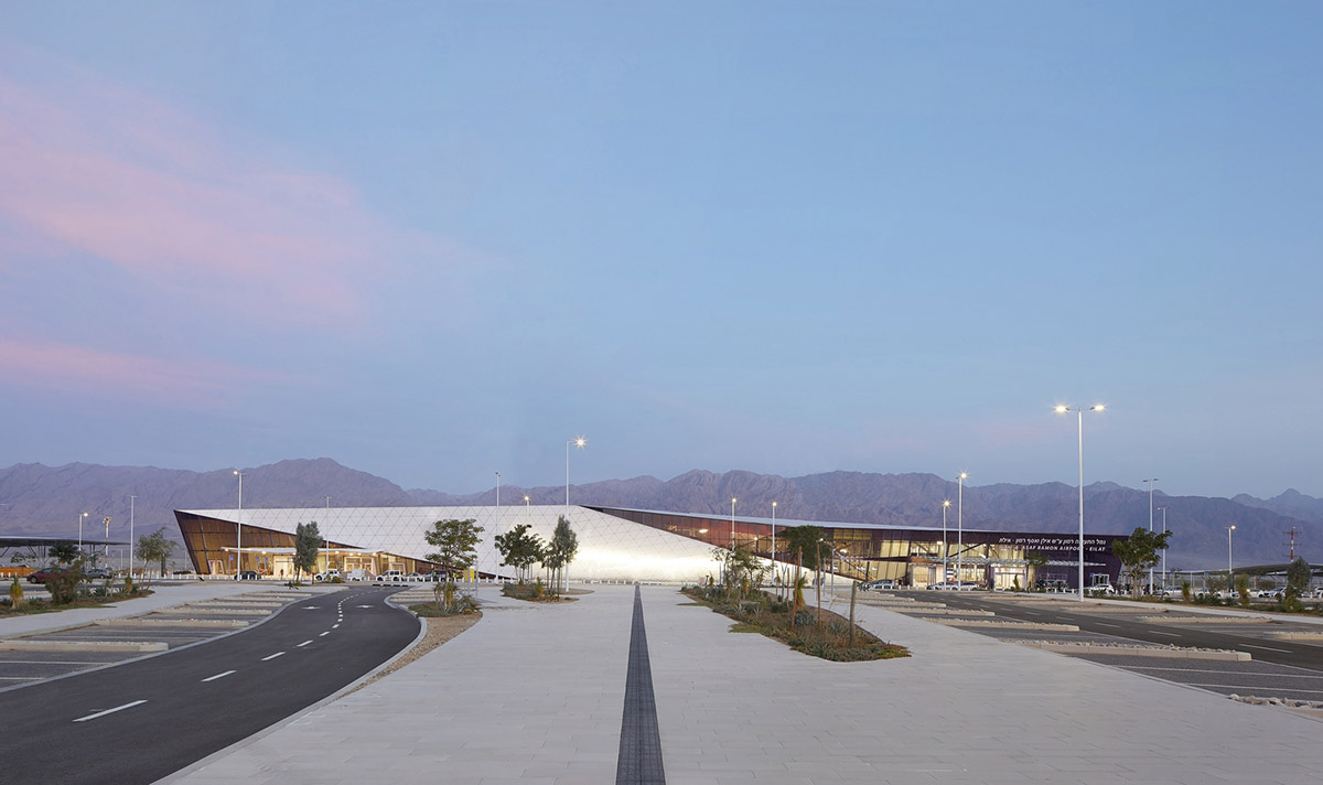 Multifaceted Ilan and Asaf Ramon International Airport completed in Israel's&nbsp;Negev Desert