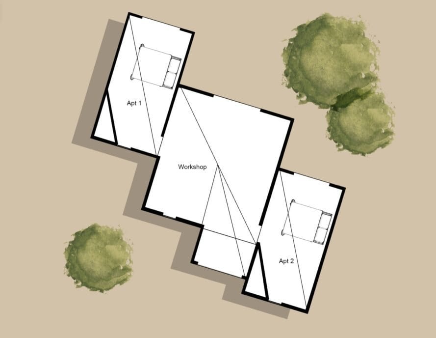 Marc Thorpe designs earth brick houses for makers of a furniture brand in Senegal