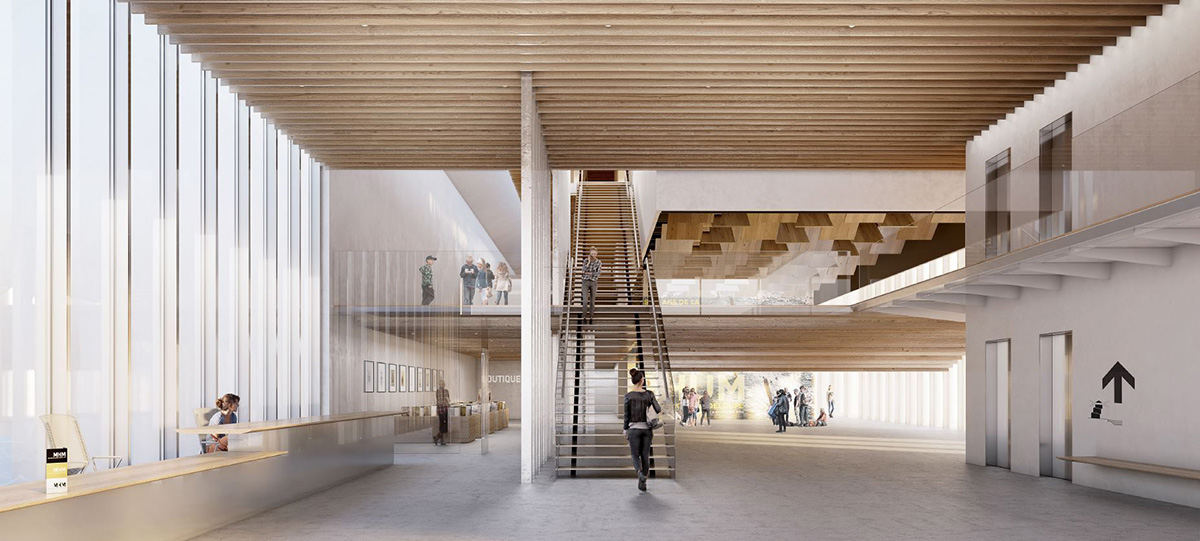 Kengo Kuma to design suspended museum on the Channel coast of France
