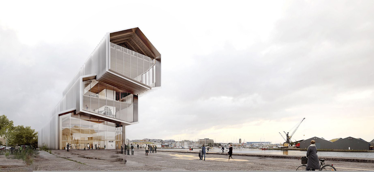 Kengo Kuma to design suspended museum on the Channel coast of France