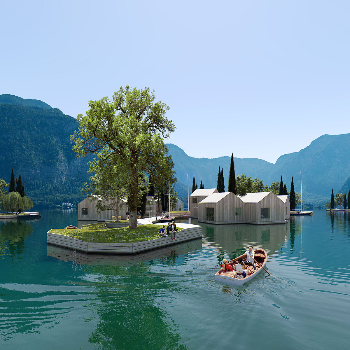 MAST offers flat-floating architecture for adaptable and climate-resilient life on the water