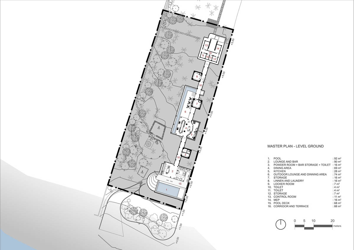 Alexis Dornier and Studio Jencquel built guest houses with staggered wooden towers in a jungle