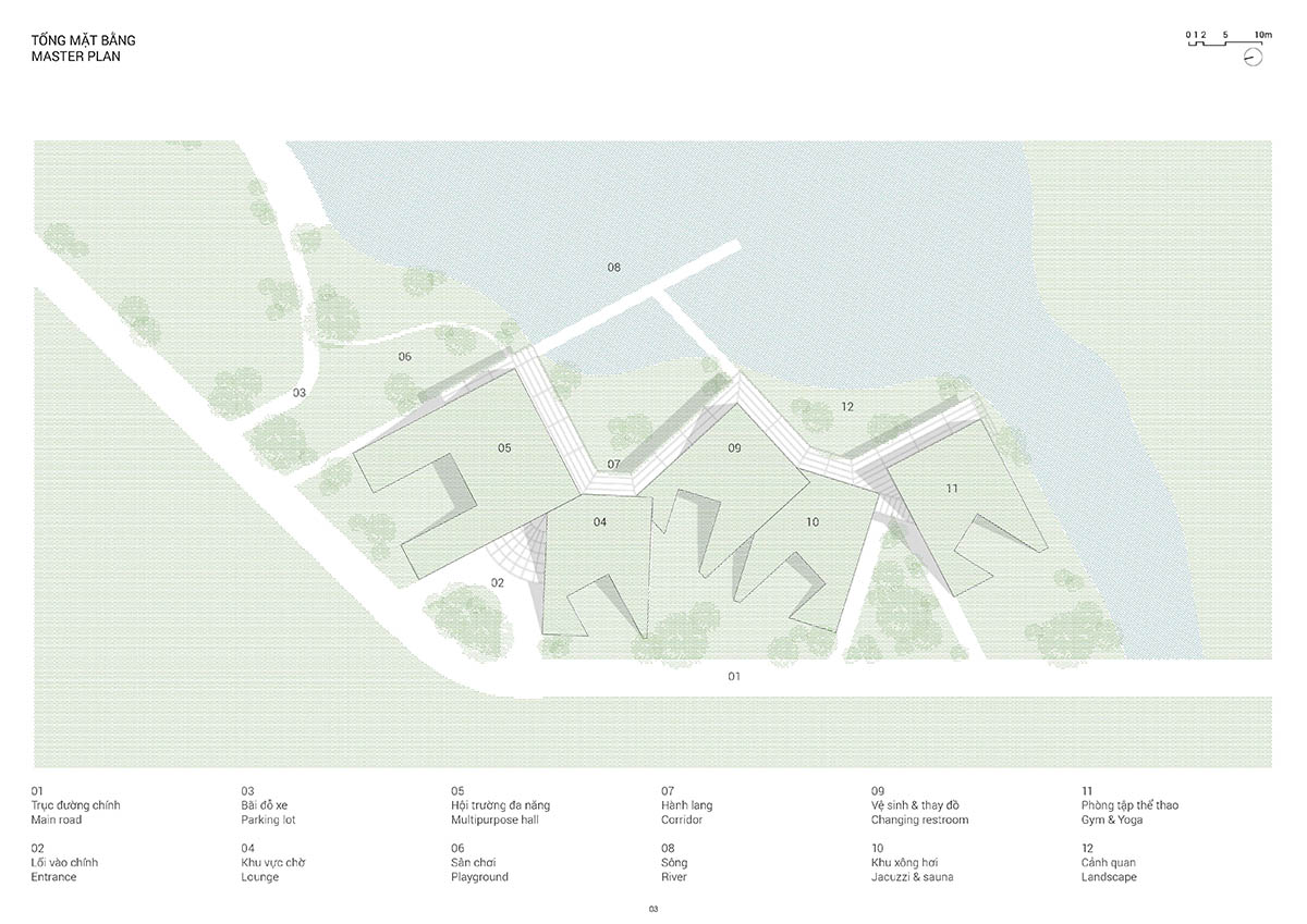 The Park by MIA Design Studio acts like rebellious structures embedded into the landscape 