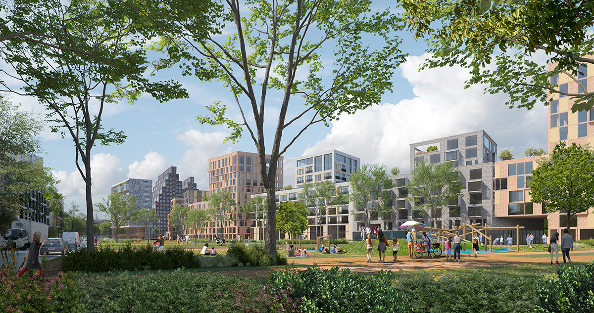 Mecanoo reveals plans for a new residential masterplan in Amsterdam