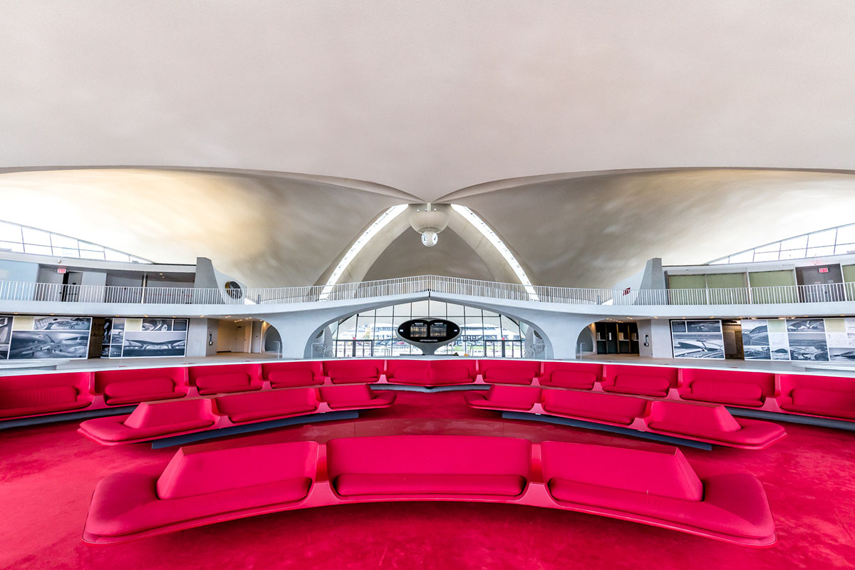 TWA Hotel started to take reservations at JFK Airport Terminal building by Eero Saarinen
