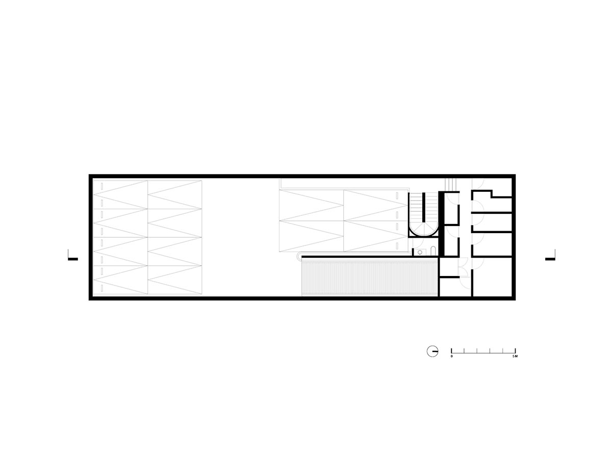 Bloqe Arquitectura designs Mariano Azuela 194 residential building with barrel vaults
