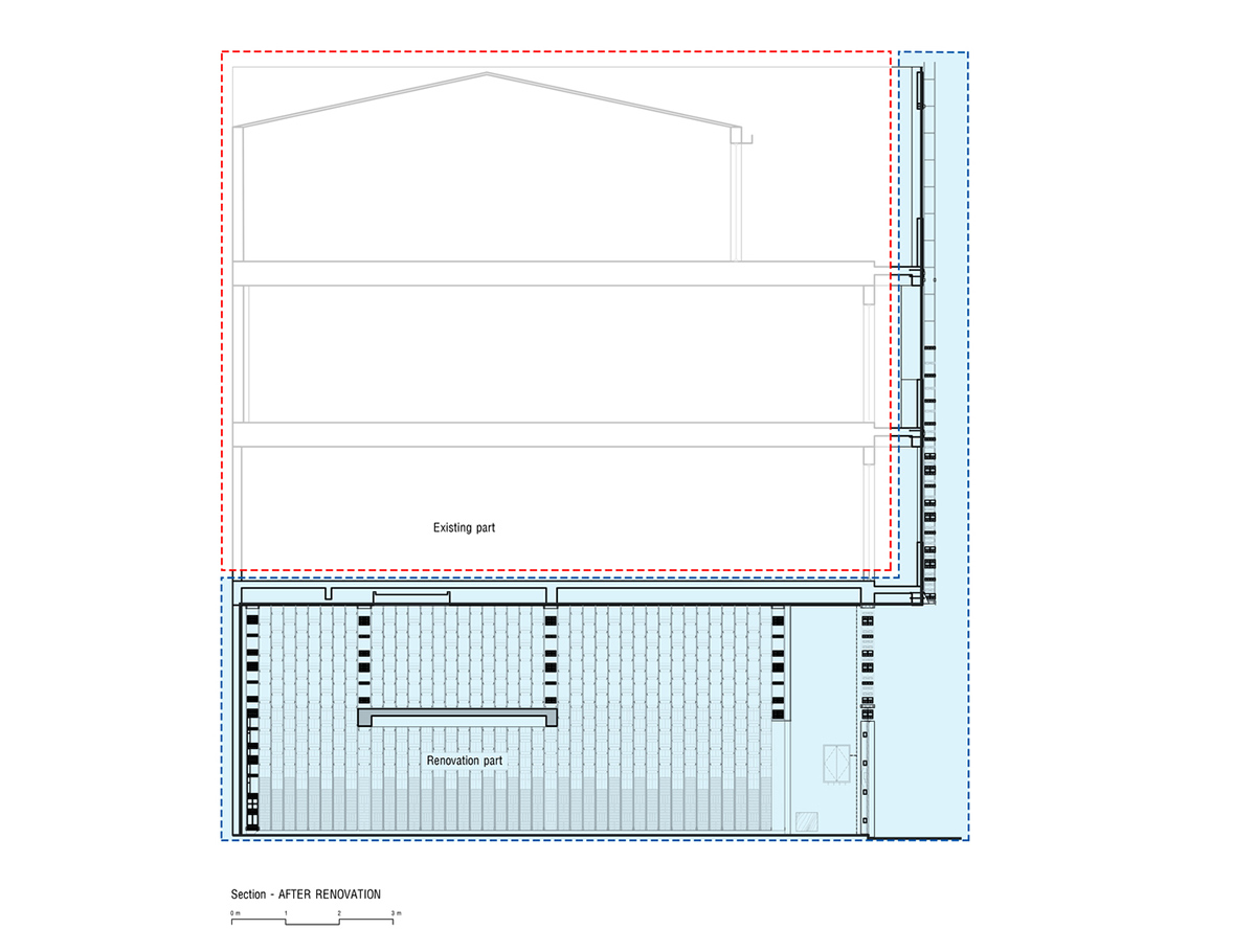Tropical Space uses brick shelves to convert old house into an organicare showroom in Vietnam