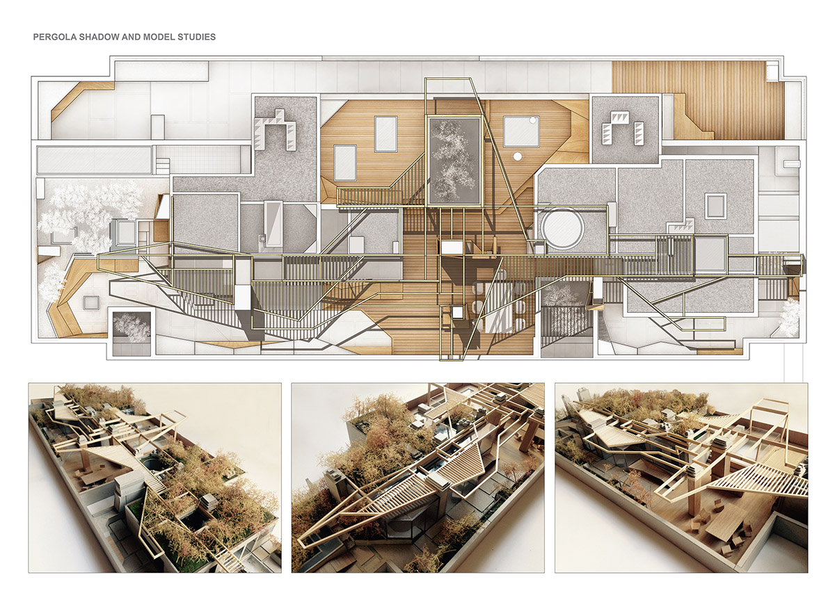 Matteo Cainer Architects designs penthouse with free-flowing spaces on Paris' old apartment