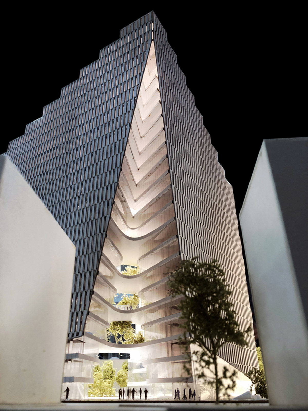 Mario Cucinella Architects unveils terraced Ekspozita Tower with green oasis in Tirana