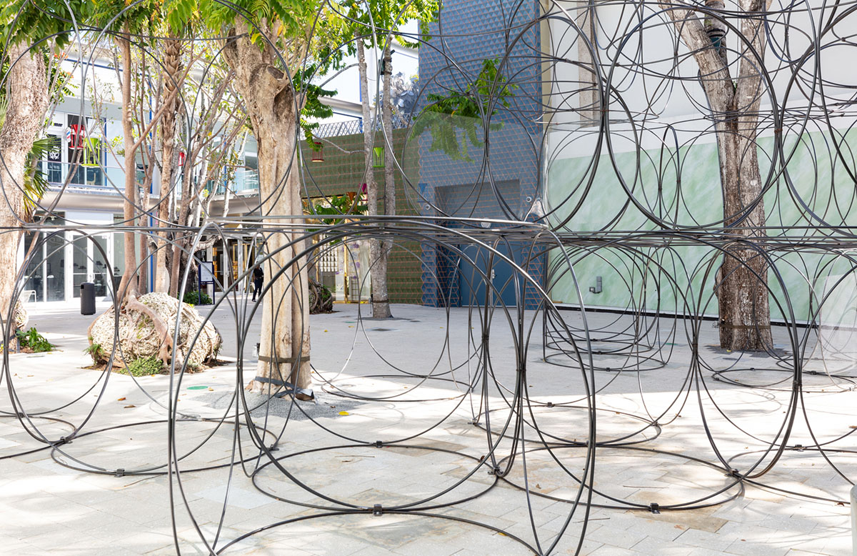 Yona Friedman's first U.S. public project is displayed at Miami Design District