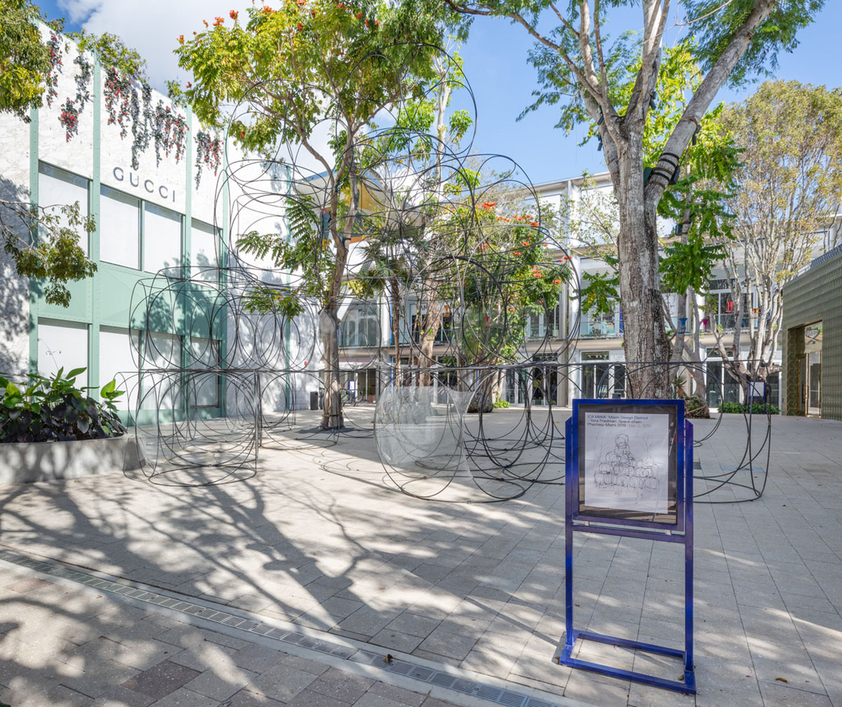 Yona Friedman's first U.S. public project is displayed at Miami Design District