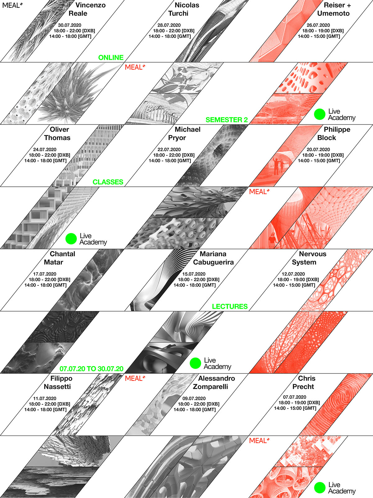 MEAL* announces second edition of Live Academy with new lectures and online classes