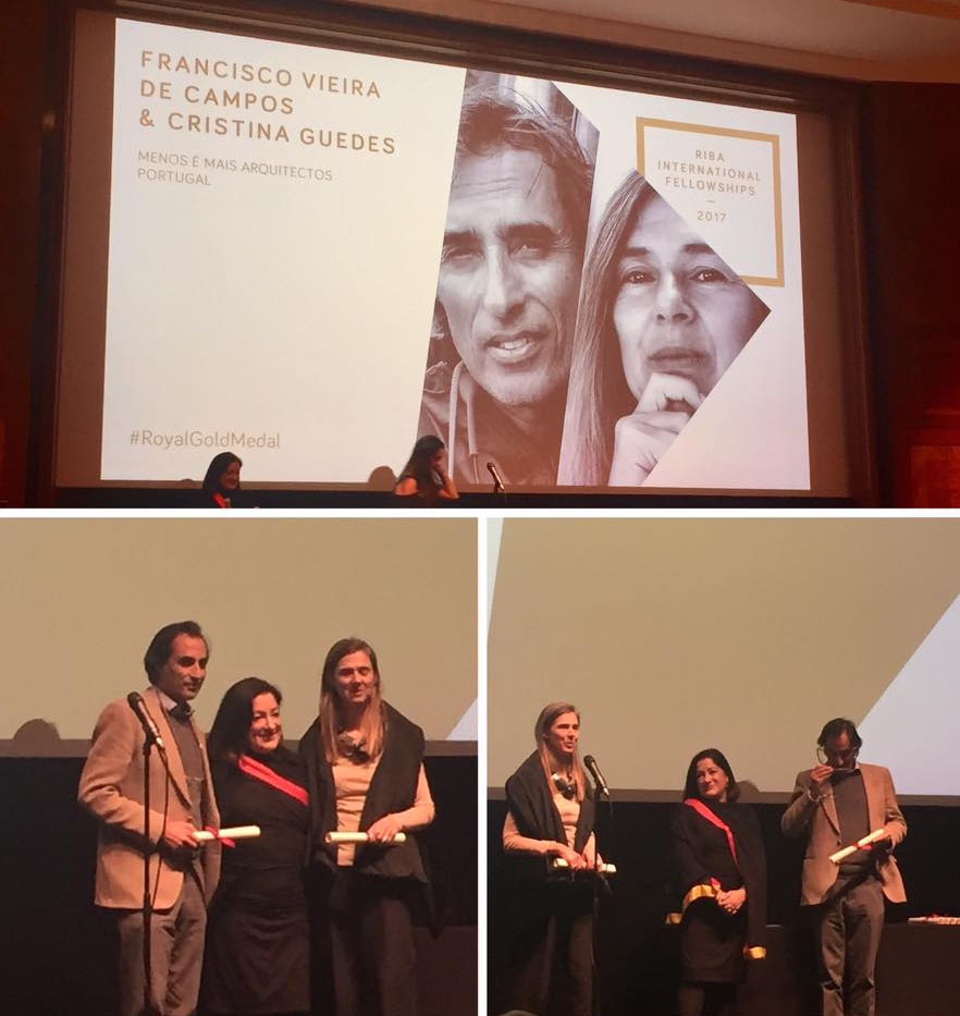 Portuguese office awarded in the RIBA International Fellows 2017