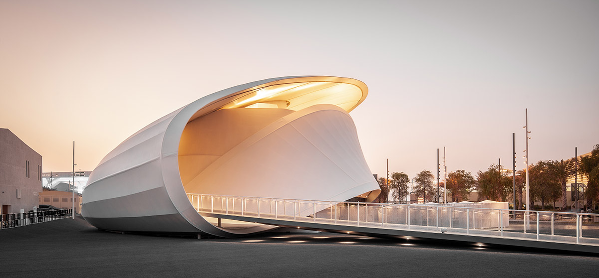 Metaform Architects designs ribbon-like Luxembourg Pavilion at Expo 2020 Dubai