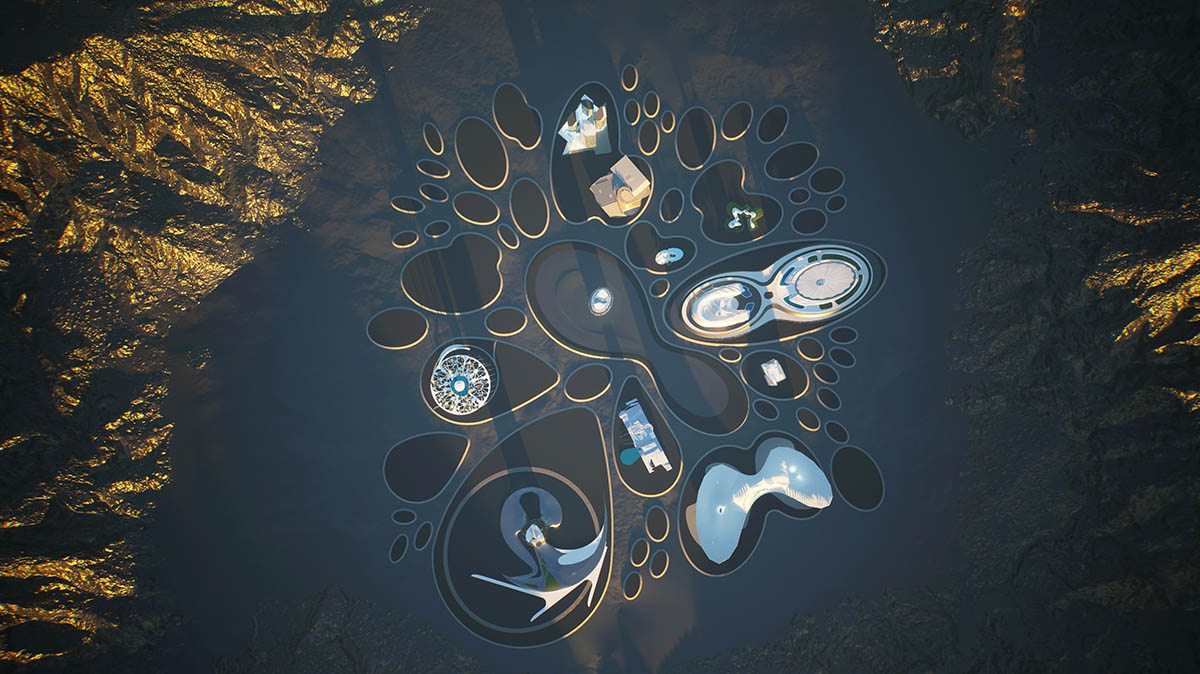 Zaha Hadid Architects and ArchAgenda launch Metrotopia Metaverse virtual communication hub