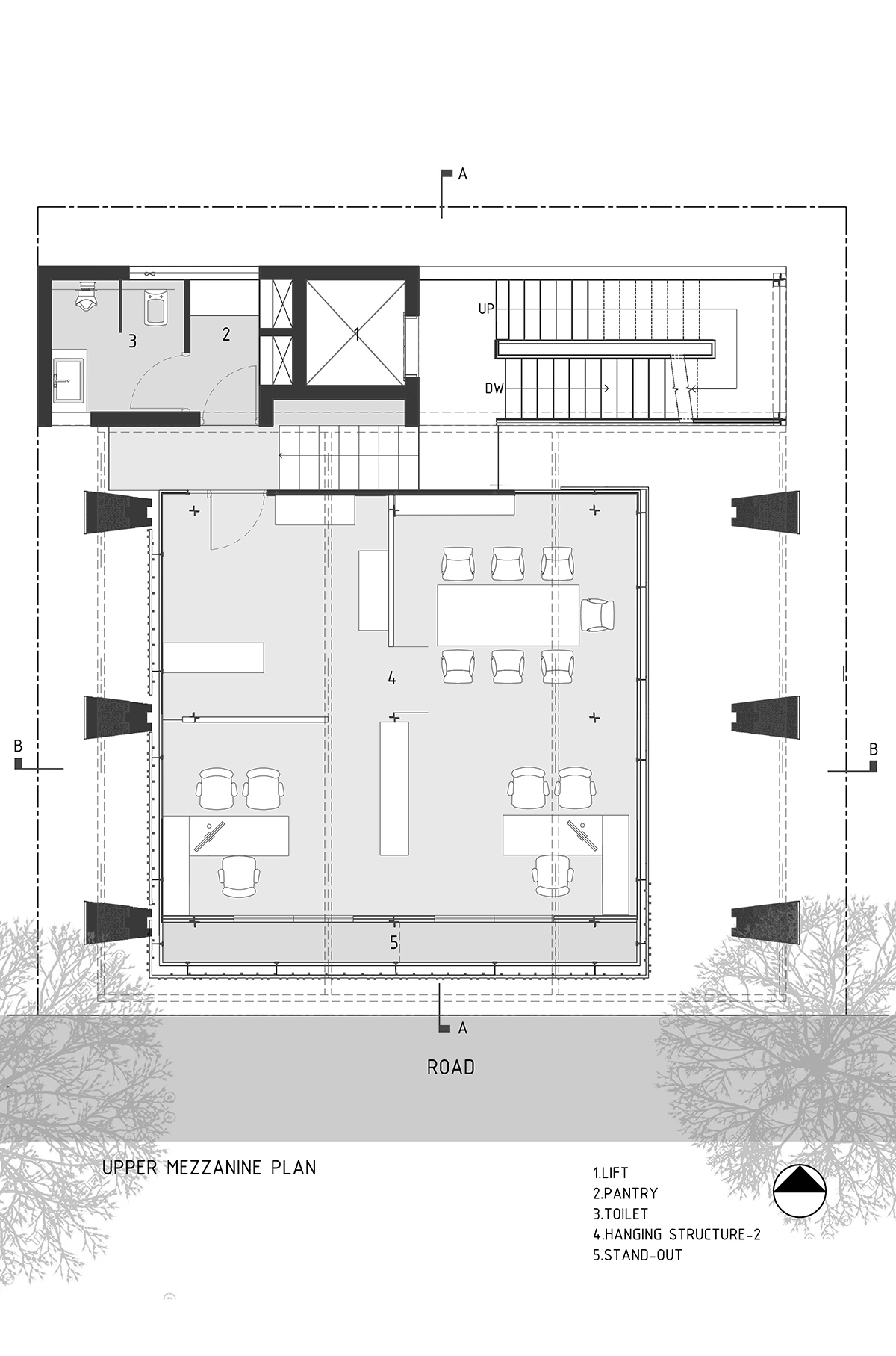 Funktion Design Studio’s Concrete Portals Carry and Suspend Office Spaces