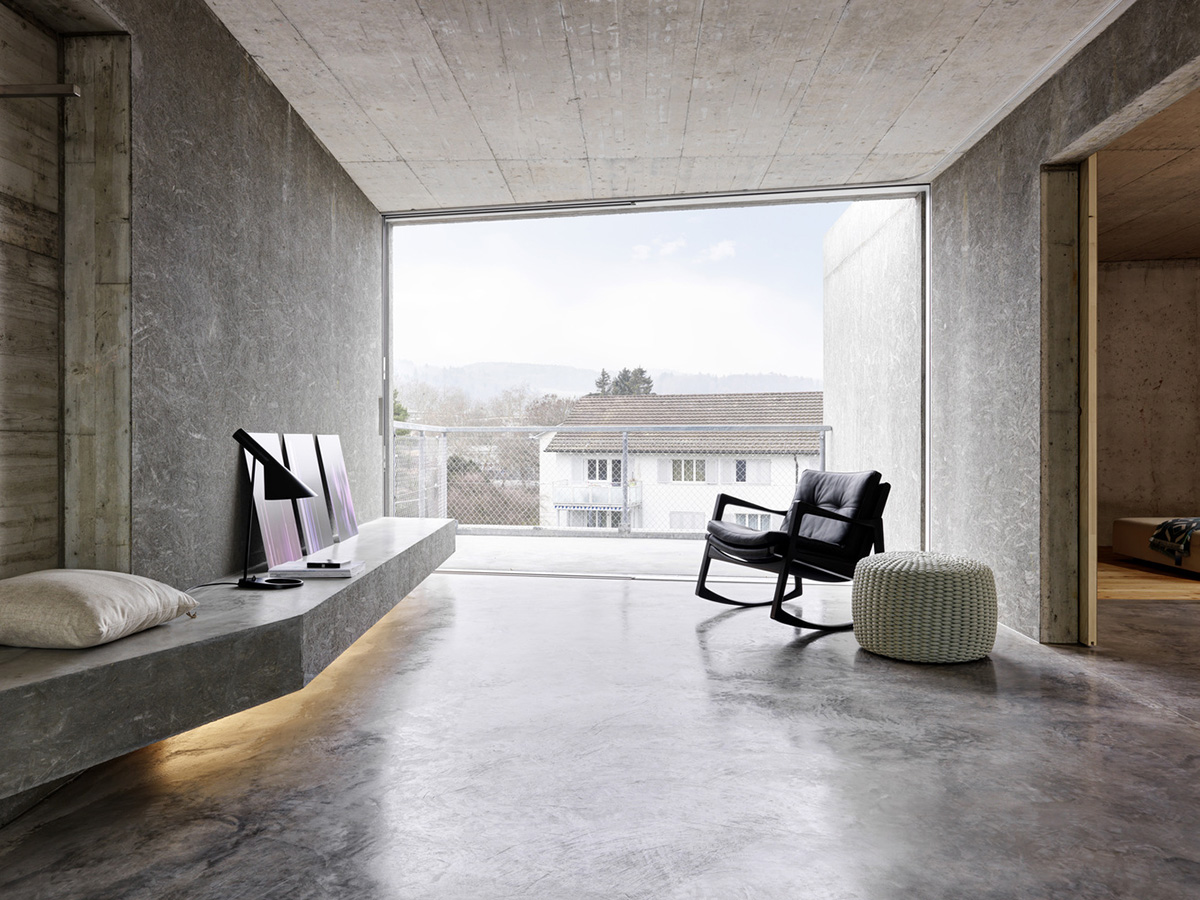 Gus Wüstemann Architects completes concrete affordable housing in Zurich